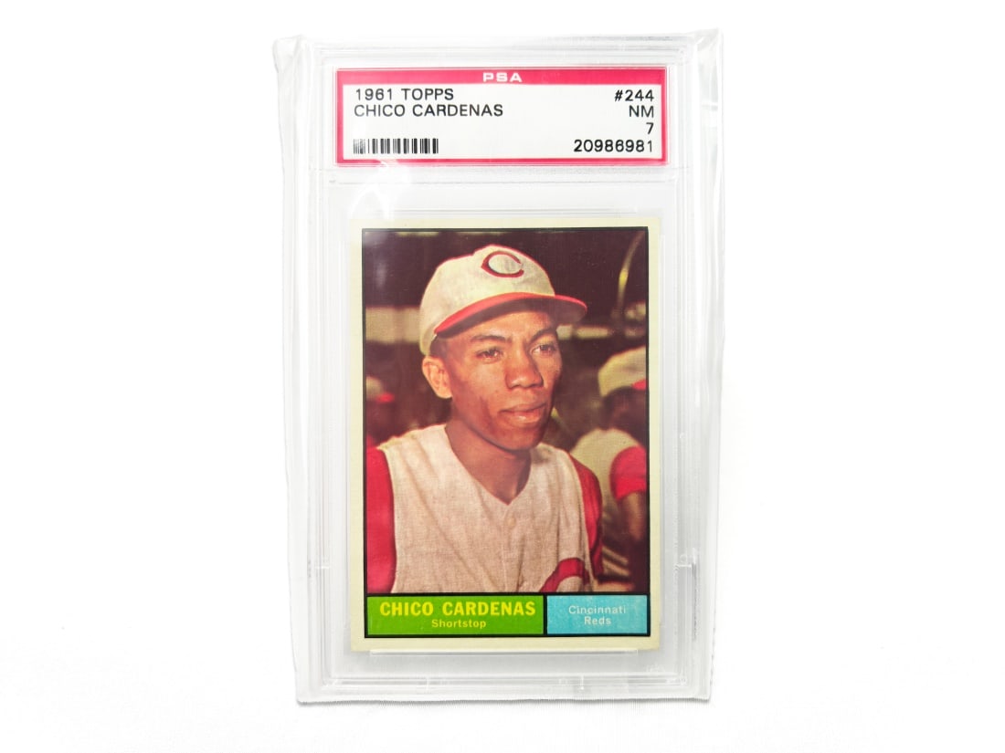 1961 Topps Chico Cardenas Baseball Card - PSA 7 (1 of 2)