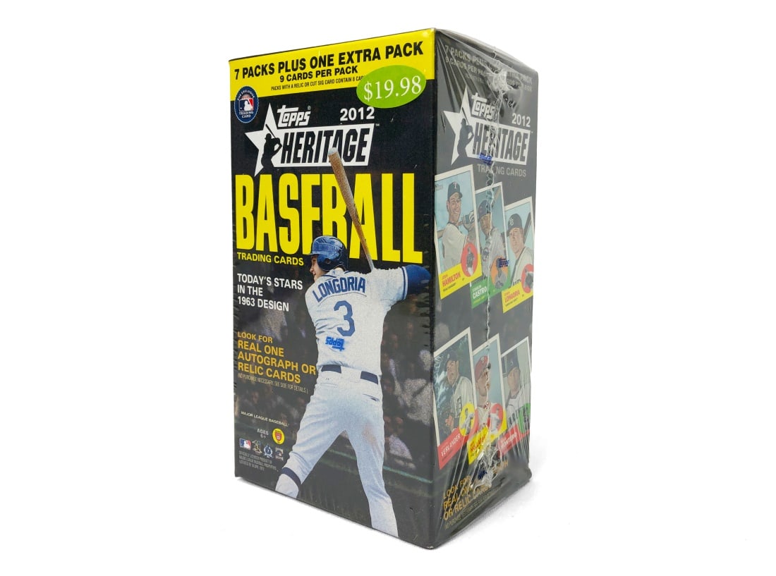 Sealed 2012 Topps Heritage 8-Pack Blaster Box (1 of 2)