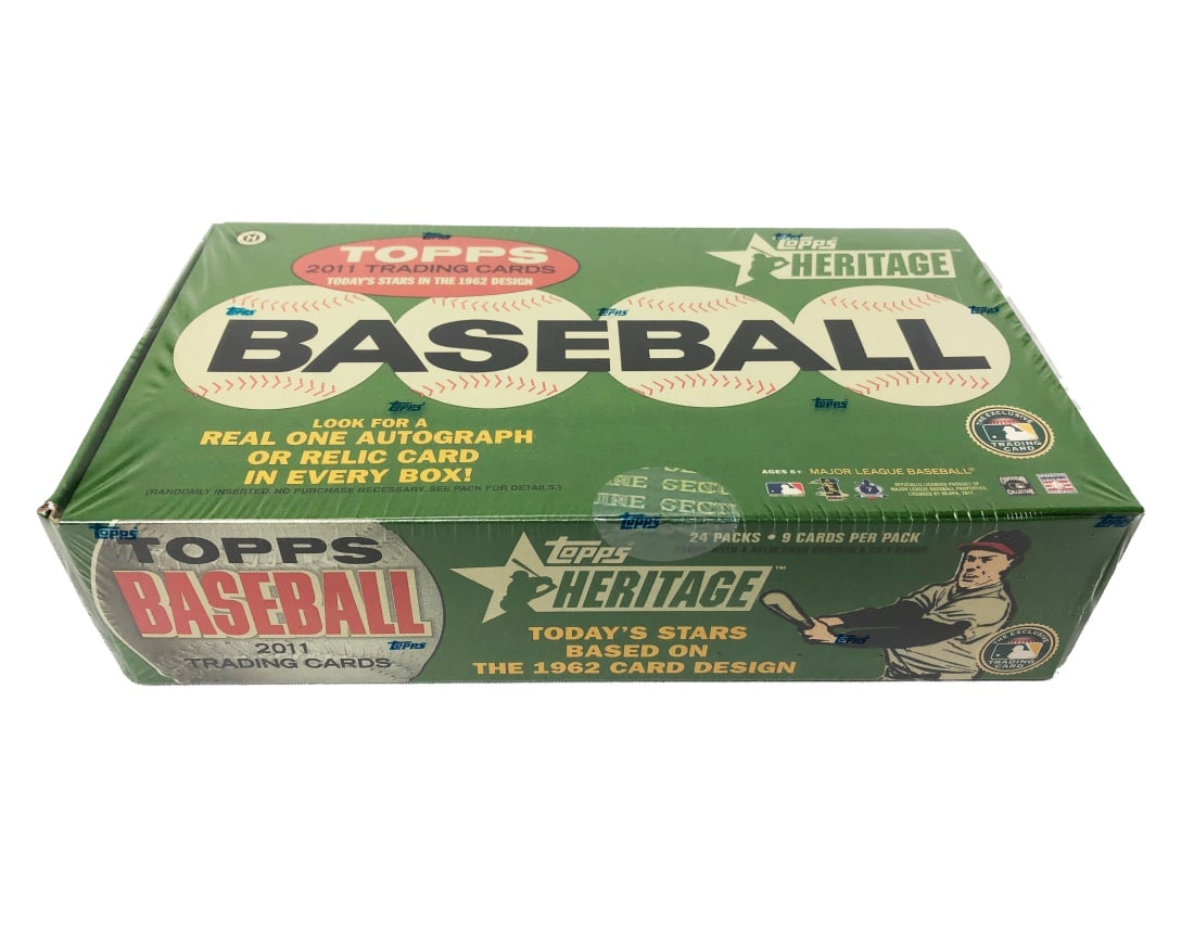 Sealed 2011 Topps Heritage 24-Pack Hobby Box (1 of 2)