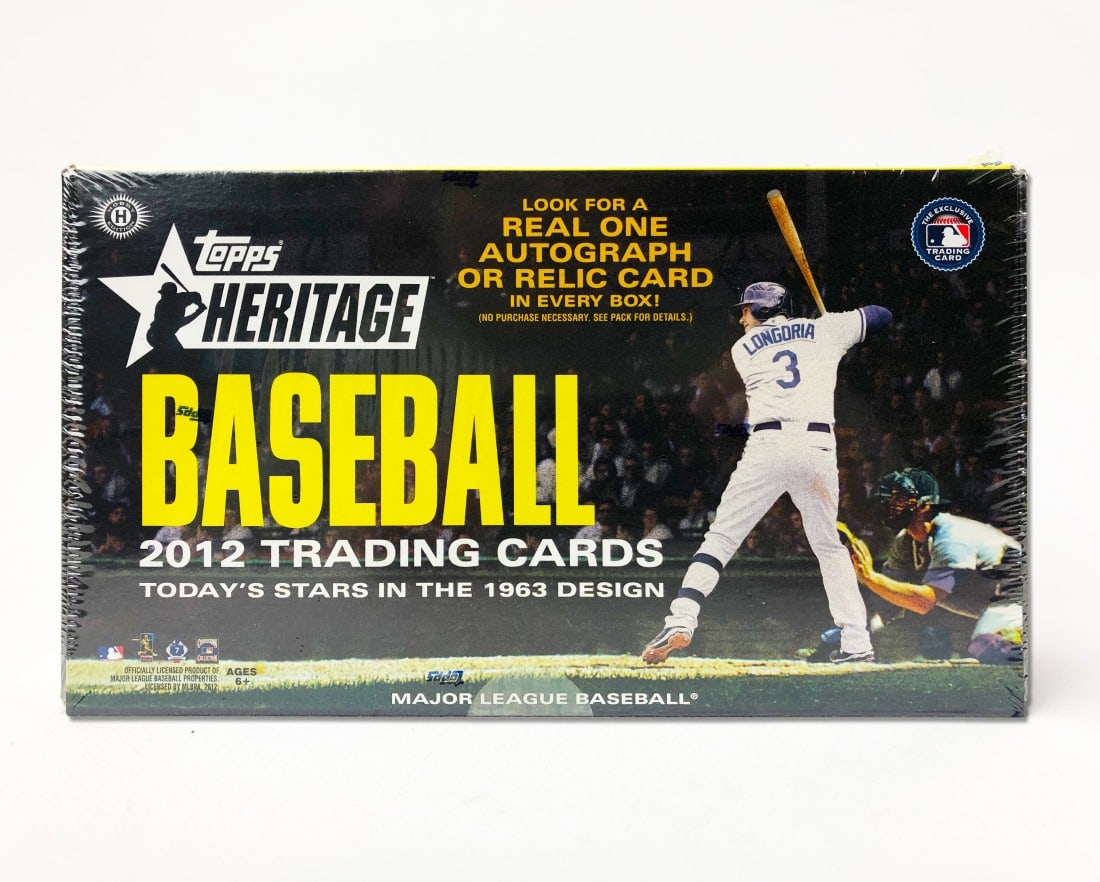 Sealed 2012 Topps Heritage 24-Pack Hobby Box (1 of 2)