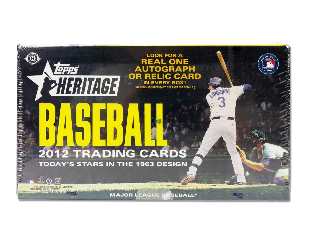 Sealed 2012 Topps Heritage 24-Pack Hobby Box (1 of 2)