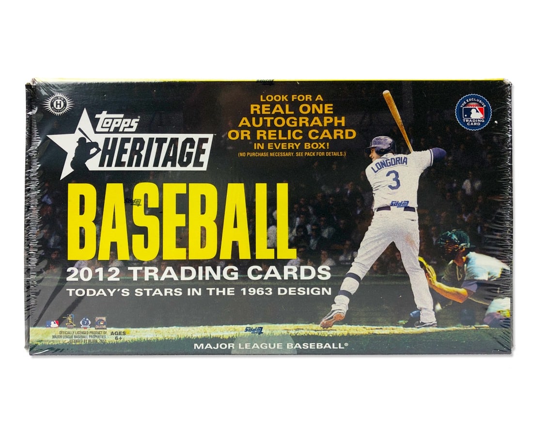 Sealed 2012 Topps Heritage 24-Pack Hobby Box (1 of 2)