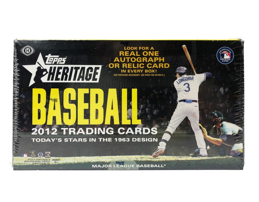 Sealed 2012 Topps Heritage 24-Pack Hobby Box (1 of 2)