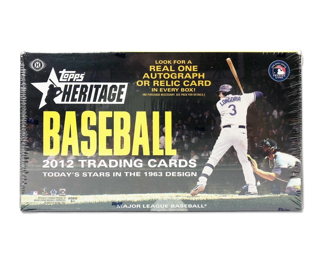 Sealed 2012 Topps Heritage 24-Pack Hobby Box (1 of 2)