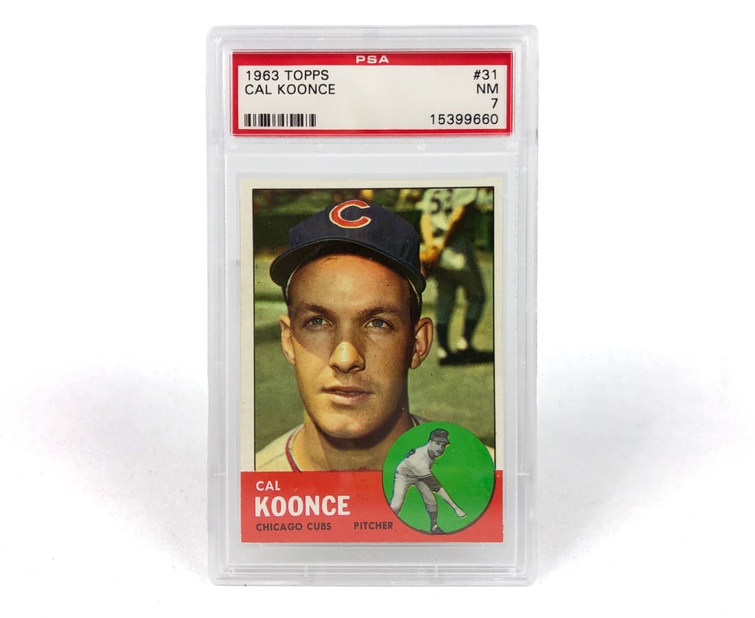 1963 Topps Cal Koonce Baseball Card - PSA 7 (1 of 2)