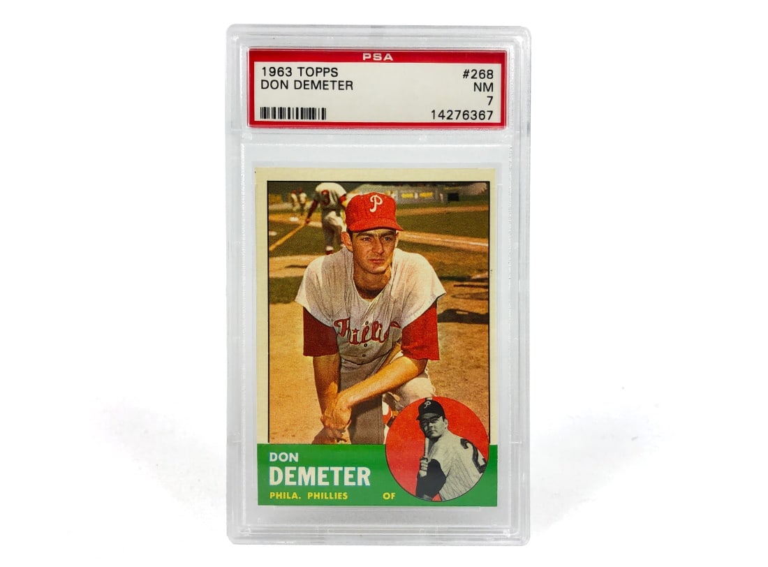 1963 Topps Don Demeter Baseball Card - PSA 7 (1 of 2)