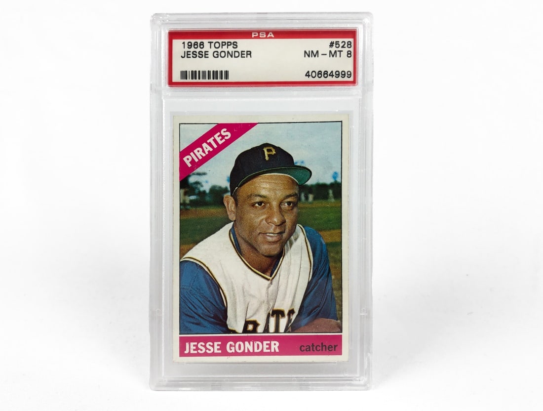 1966 Topps Jesse Gonder Baseball Card - PSA 8 (1 of 2)