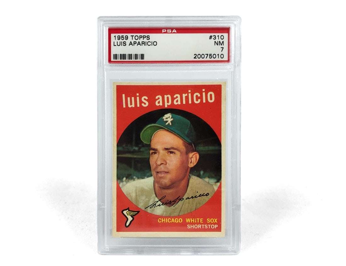 1959 Topps Luis Aparicio Baseball Card - PSA 7 (1 of 2)