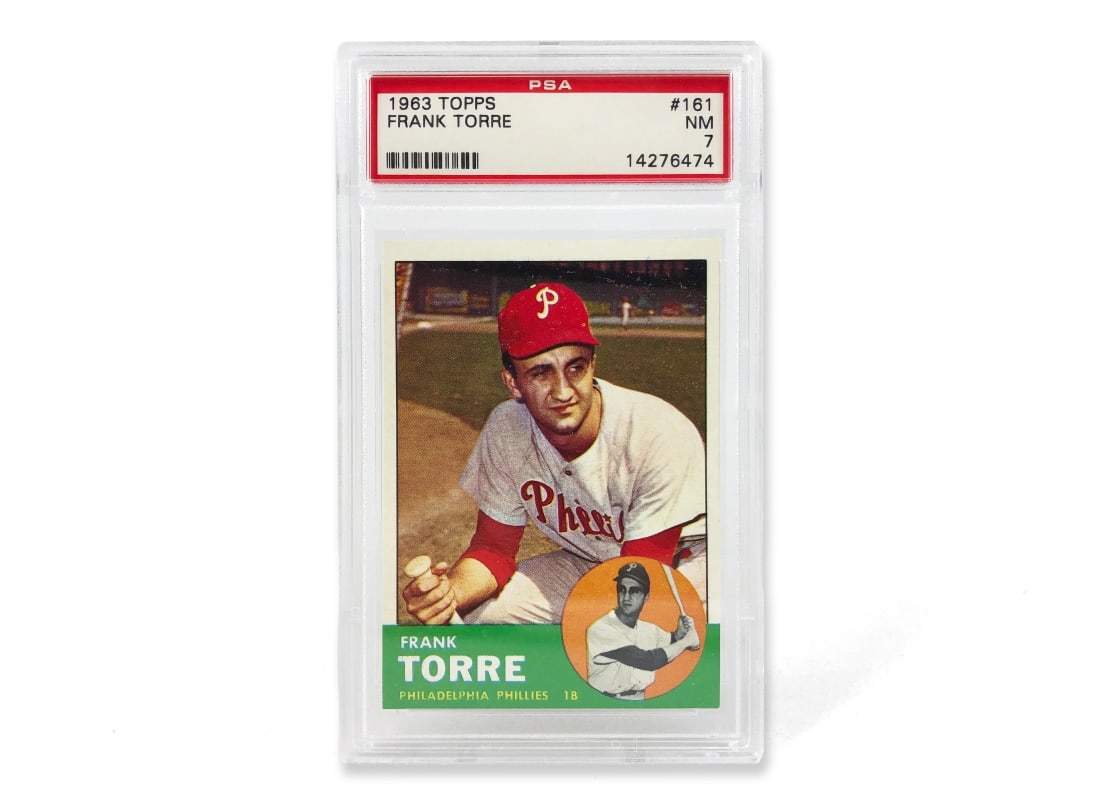 1963 Topps Frank Torre Baseball Card - PSA 7 (1 of 2)