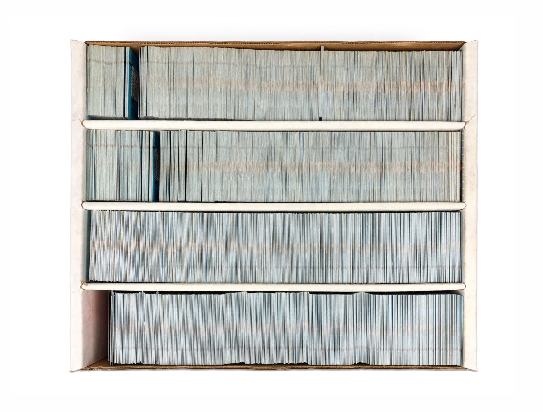 3000+1988 Donruss Baseball Cards in a Box: Over 3000+1988 Donruss Baseball Cards in a collector's box.