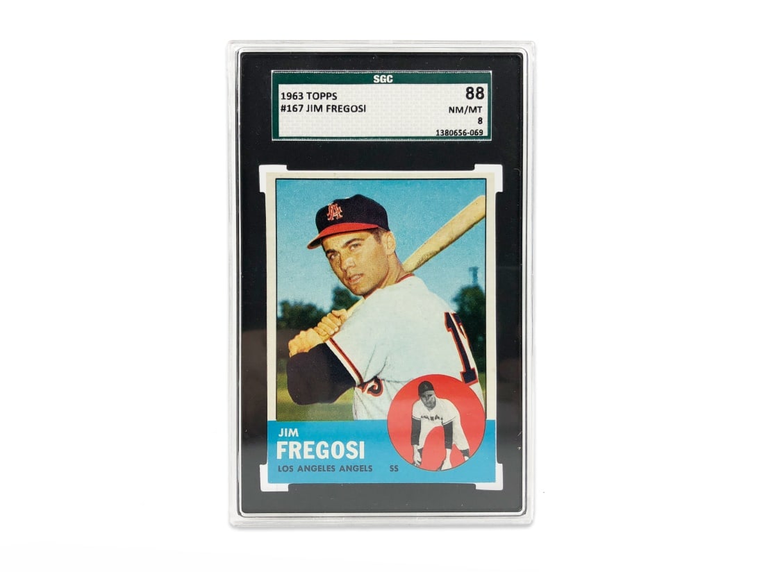 1963 Topps Jim Fregosi Baseball Card - SGC 8 (1 of 2)