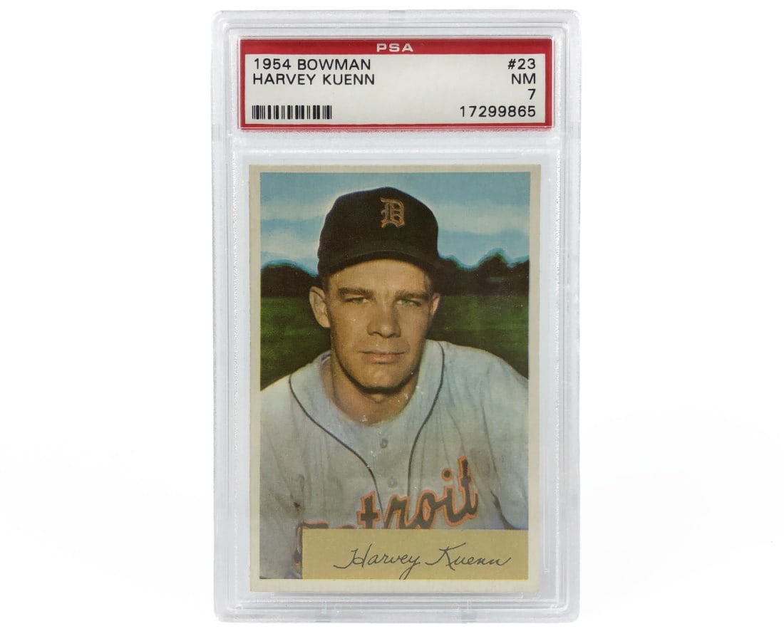 1954 Topps Harvey Kuenn Baseball Card - PSA 7 (1 of 2)