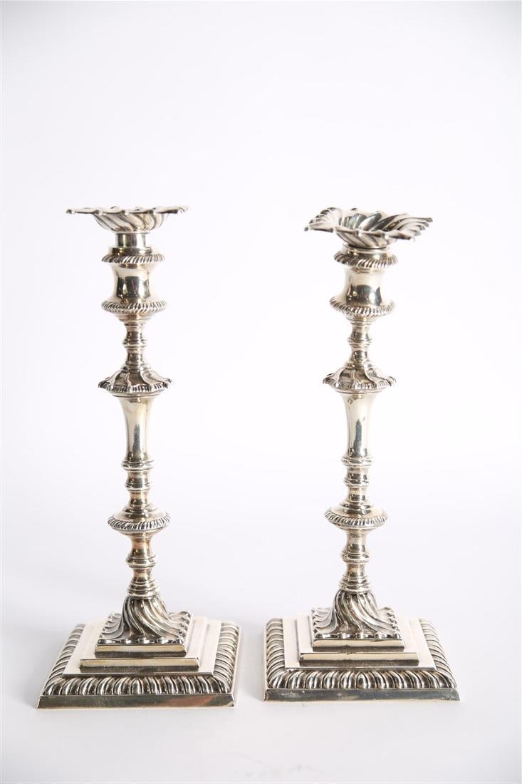 James Dixon & Sons, Sterling Candle Holders (1 of 5)