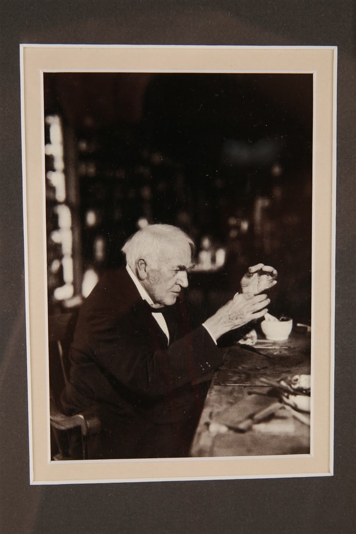Thomas Edison, Framed Signed Letters - 2