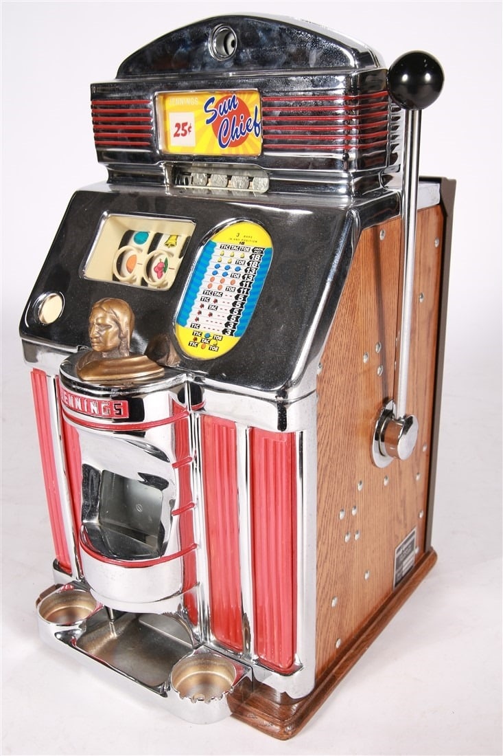 Jennings Sun Chief 25c Slot Machine (1 of 5)