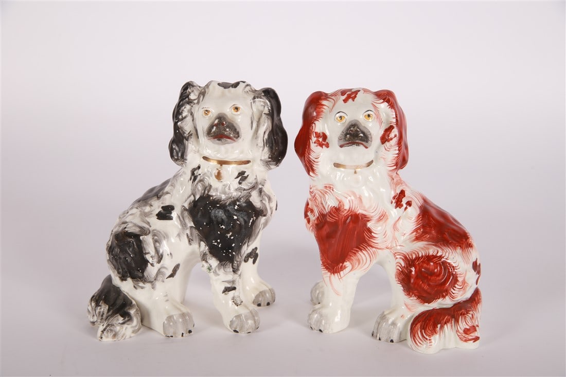 Staffordshire, Pair of Spaniels (1 of 3)