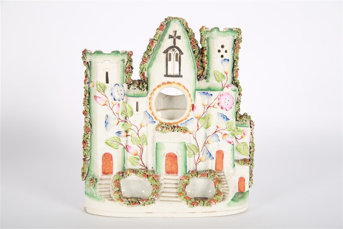 Staffordshire, Pocket Watch Holder (1 of 3)