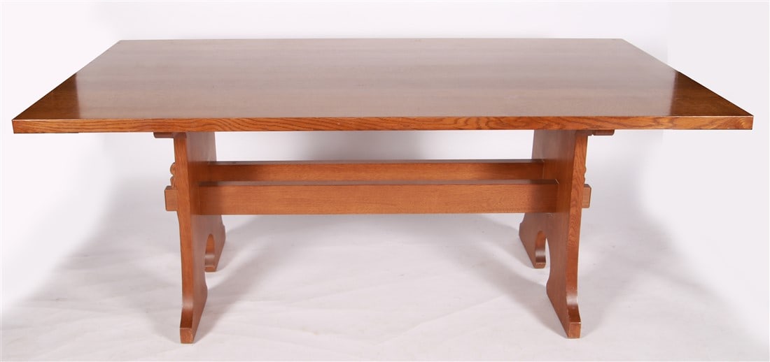 Stickley Furniture, Mission Trestle Table (1 of 6)