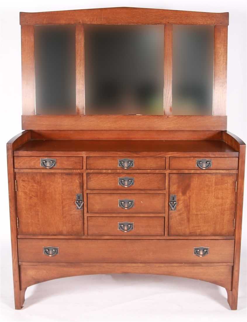 Stickley Furniture, Sideboard and Mirror (1 of 8)