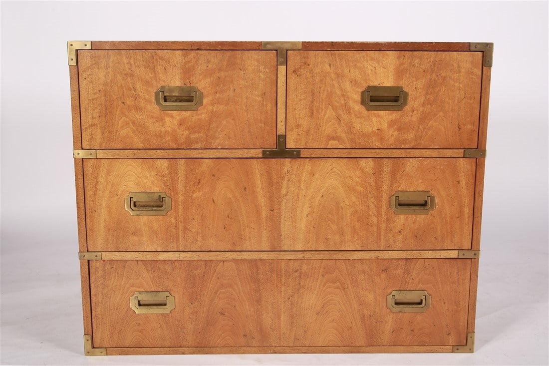 Baker Furniture, Campaign Style Chest (1 of 7)
