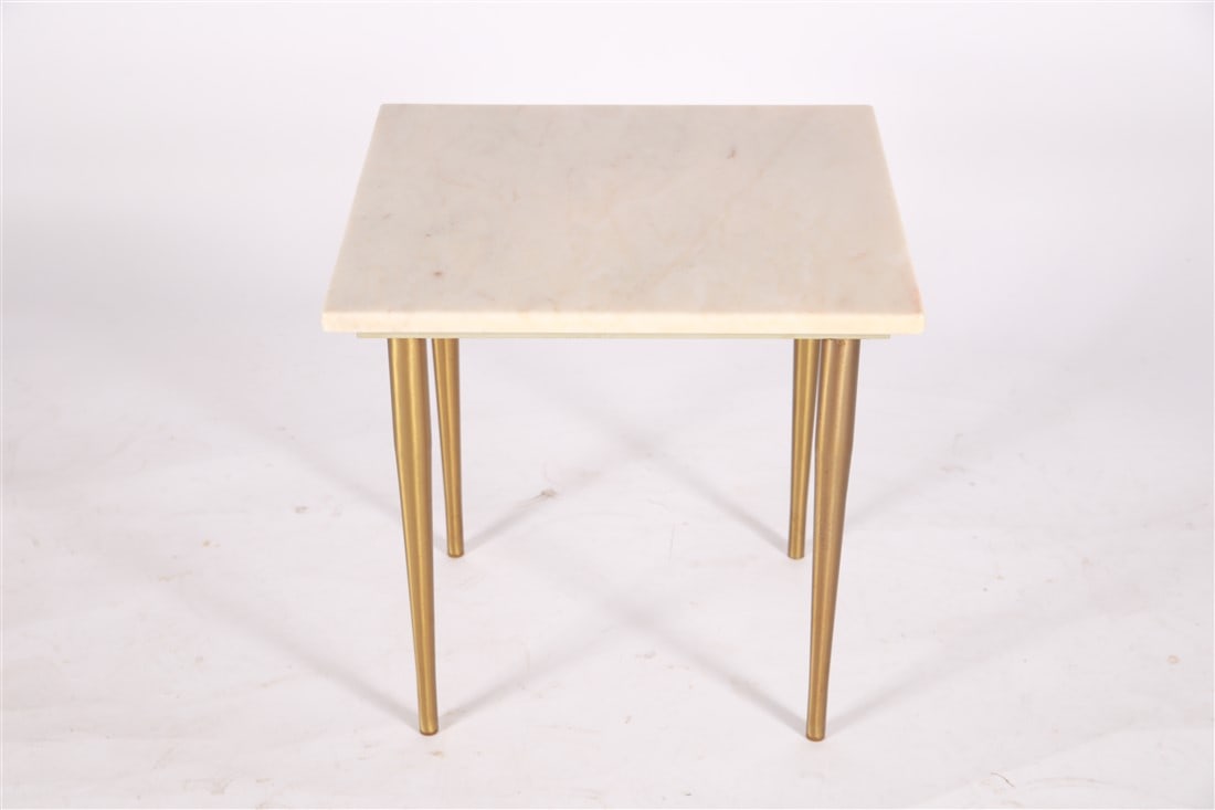 Square Marble Top Side Table - 2
