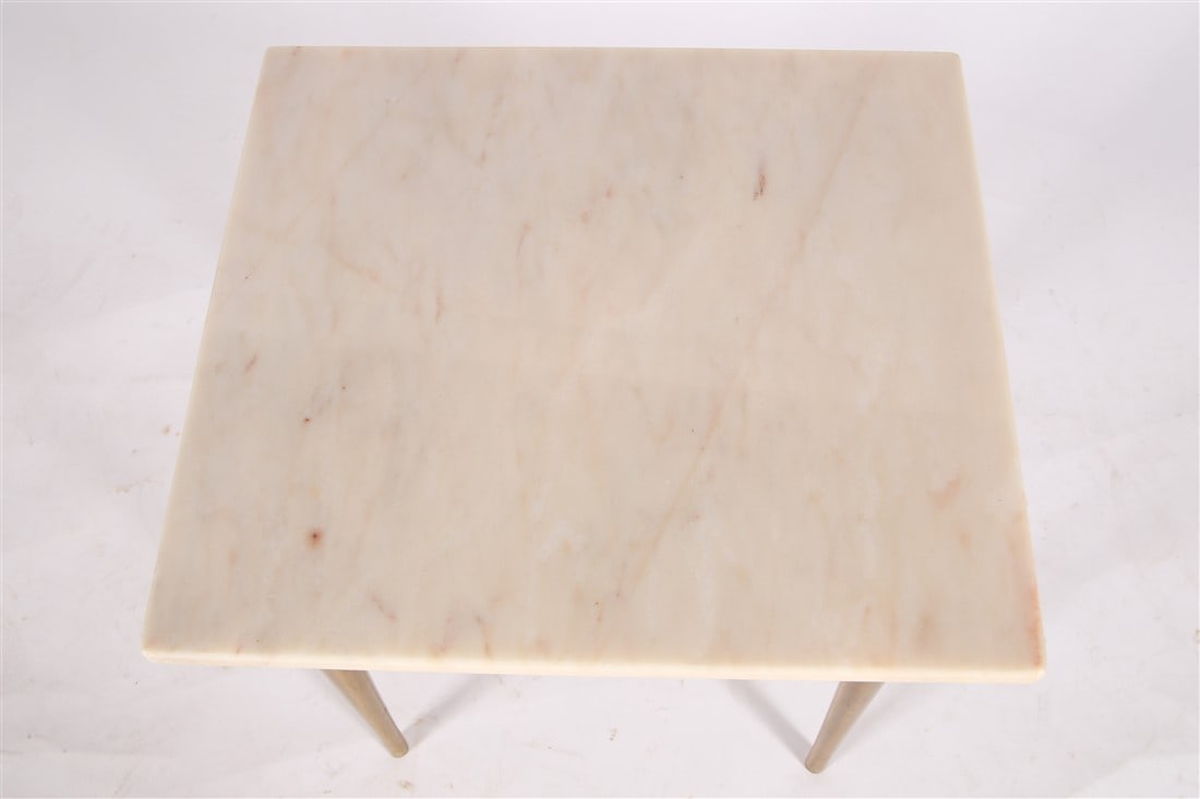 Square Marble Top Side Table - 3