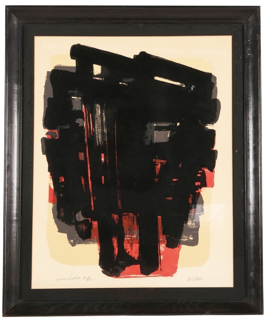 Pierre Soulages (French), "Lithographie No. 8" (1 of 5)