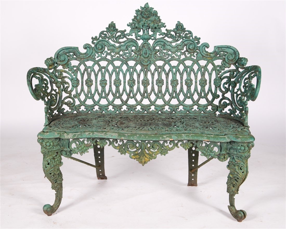 Cast Iron Garden Bench (1 of 6)