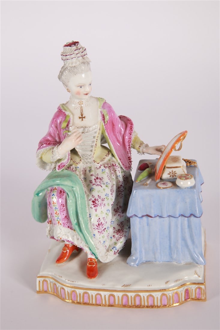 Meissen, "Sight" Porcelain Figurine (1 of 6)