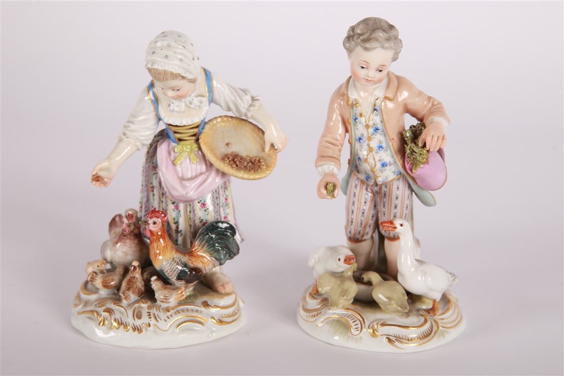 Meissen, Two Porcelain Figurines (1 of 5)