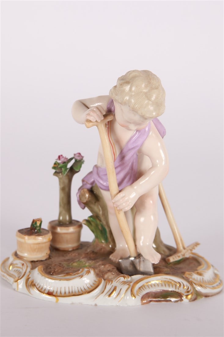 Meissen,"Allegory of the Earth" Porcelain Figurine (1 of 5)