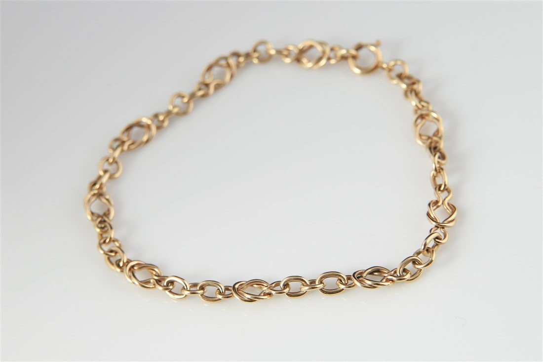 14k Yellow Gold Chain Bracelet (1 of 3)