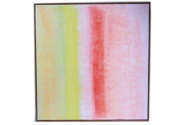 Robert Natkin (1930-2010), Abstract Composition: Robert Natkin (American, 1930-2010). Abstract composition. Oil on canvas. Signed lower right. Sight 48" x 45 1/2", frame 48 1/2" x 47". Condition: Appears fine.