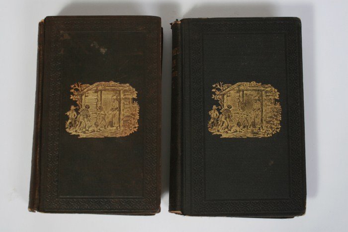 Harriet Beecher Stowe, Uncle Tom's Cabin, Ist Ed.: Stowe, Harriet Beecher (1811-1896), Uncle Tom's Cabin: or, Life Among the Lowly. Boston: John P. Jewett and Company, 1852, first edition. In two volumes. Condition: Wear to cover edges and corners con