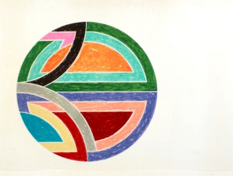 Frank Stella (B. 1936), Sinjerli Variation I: Frank Stella (American, born 1936). Sinjerli Variation I. Offset lithograph and screenprint on Arches Cover paper. Artist's Proof 9 out of 20 from an edition of 100. Signed and dated " '77" lower righ