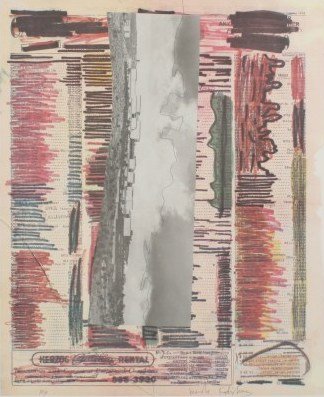Menashe Kadishman (B. 1932), "Calling Israel...": Menashe Kadishman (Israeli, born 1932). "Calling Israel Museum". Circa 1975. Artist's proof. Signed "Menashe Kadishman" lower right and labeled "A/P" lower left. Printed area 23 1/4" x 19", frame 31 1