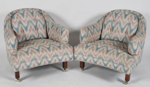 Pair of Dunbar Style Lounge Chairs (1 of 1)