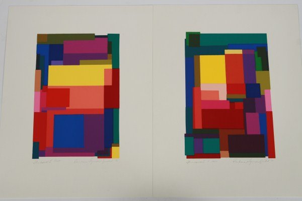 Barbara Zinkel (20th C.), Two Silkscreen Prints (1 of 1)