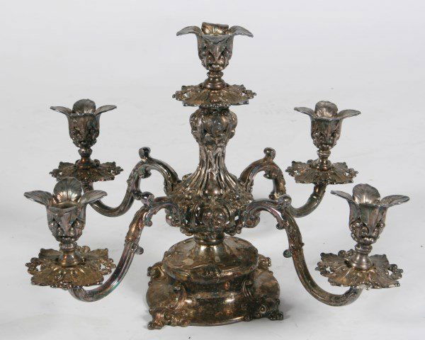 Reed & Barton Silverplate Candelabra (1 of 2)