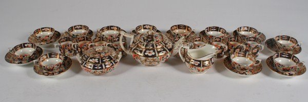Crown Derby Porcelain Tea Set (1 of 8)