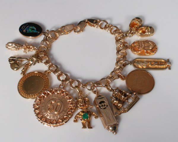 14K Yellow Gold Link Bracelet (1 of 2)