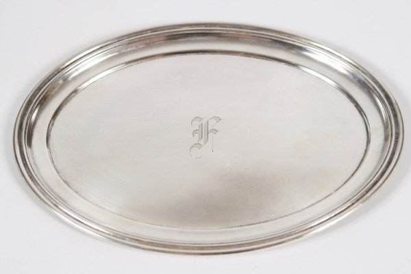 Gorham Sterling Silver Oval Serving Tray (1 of 2)