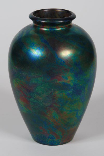 Zsolnay Iridescent Pottery Vase (1 of 3)