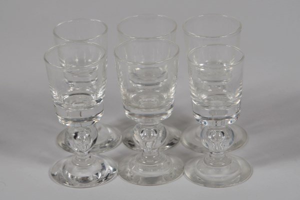 Set of 6 Steuben Crystal Cordials, #7926 (1 of 4)