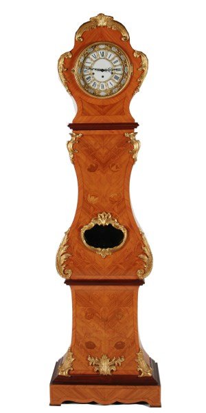 Louis XV Style Bombe Tall Case Clock (1 of 2)