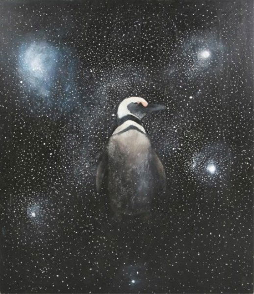 Cindy Kane (B. 1957), "Stellar Penguin" (1 of 2)