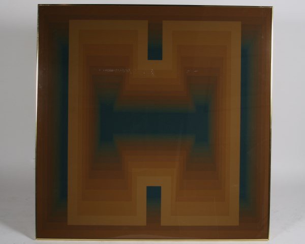 Russell Dunbar (20th C.), "Bronze Three Point" (1 of 2)