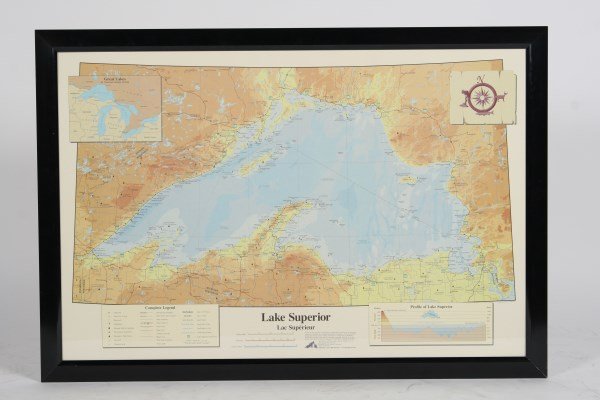 Map of Lake Superior (1 of 1)