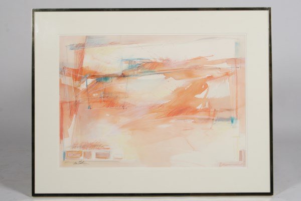 Eva Carter (20th C.), "Road Signs-Highway Series" (1 of 3)