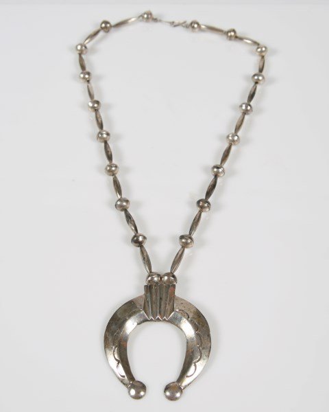 Silver Squash Blossom Necklace (1 of 3)